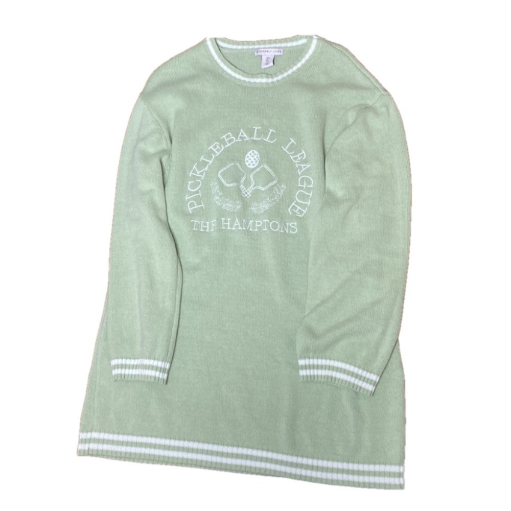 🌷 Sincerely Jules 🌷 NWT Light Mint Green Knit Tunic Pickleball Sweater Dress